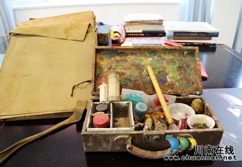 蒋兆和生前所用物品泸州“安家”(图2)