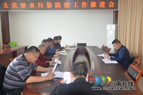 泸县太伏镇召开水污染防治工作推进会(图1)