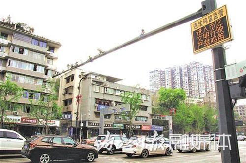 内江：抓拍曝光汽车乱鸣笛&nbsp;声呐电子警察上岗(图2)