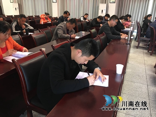 龙马潭区罗汉街道：考试促深入学习&nbsp;&nbsp;逗硬戒“形式主义”(图1)