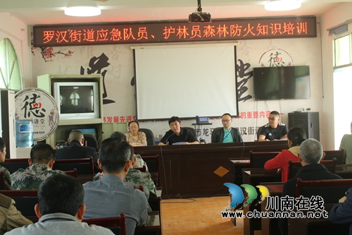 罗汉街道：开展森林防火技能培训和应急演练活动&nbsp;&nbsp;筑牢绿色“防火墙”(图1)