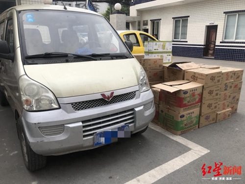 开被盗车偷200多箱零食&nbsp;有“手段”的蟊贼落网(图1)