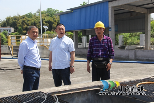 泸县法院院长谢杰到云龙镇督导环保暨水污染防治工作(图3)