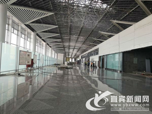 宜宾新机场凸显“竹”元素 航站楼4月底完工(图1) 宜宾新机场凸显“竹”元素 航站楼4月底完工(图1)