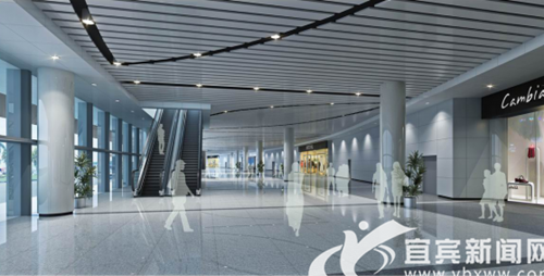 宜宾新机场凸显“竹”元素 航站楼4月底完工(图2) 宜宾新机场凸显“竹”元素 航站楼4月底完工(图2)