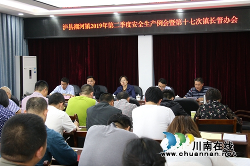 泸县潮河镇召开2019年第二季度安全生产例会暨第十七次镇长督办会(图1)