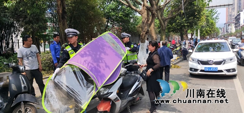 宜宾筠连交警大队开展两轮摩托车、电瓶车违法整治成效显著(图1)