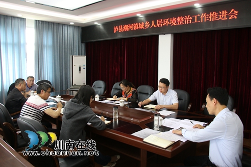泸县潮河镇召开城乡人居环境整治工作推进会(图1)