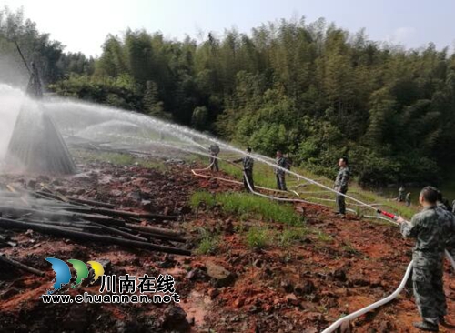 合江县开展森林防火联合应急演练(图2)