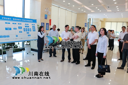 省政协调研组视察调研泸州国家高新区(图2)