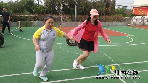 龙马潭区特殊教育学校举行春季师生校园运动会(图3)
