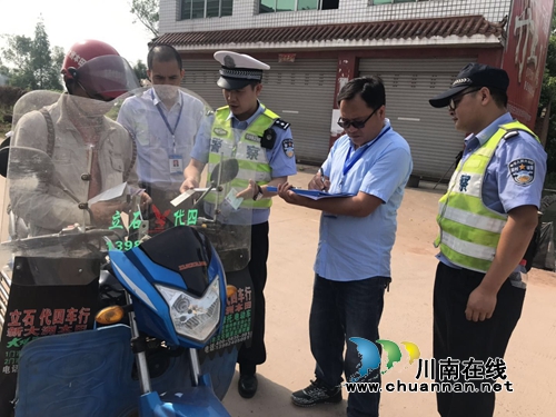 泸县立石镇开展“五统一、五联动”道路交通整治行动(图1)