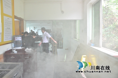 泸州市殡仪馆举行消防疏散演练(图3)