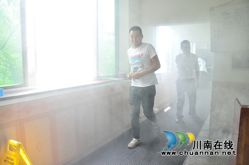 泸州市殡仪馆举行消防疏散演练(图4)