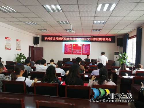 龙马潭区综合行政执法局组织开展公文写作技能提升培训(图1)