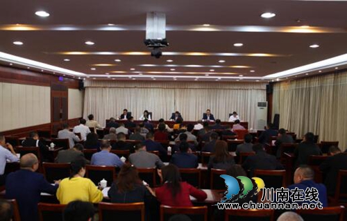 泸州市地质灾害防治与救援工作电视电话会召开(图1)