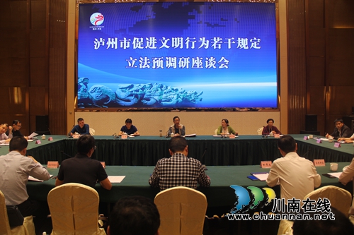 泸州市促进文明行为若干规定立法预调研座谈会在泸县召开(图1)