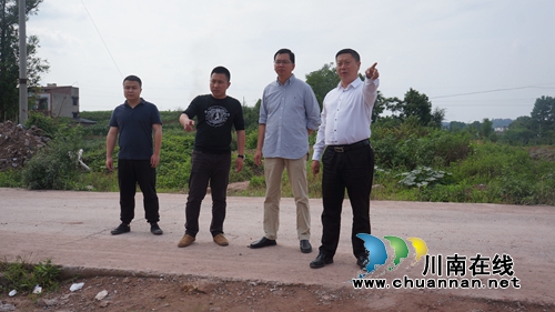 杨双全到泸县立石镇督导一镇一街建设工作(图1)