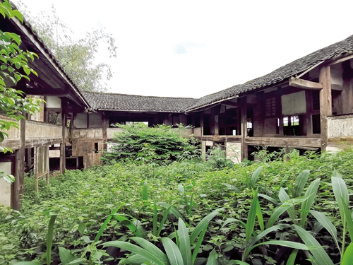 落落常乐&nbsp;山中野寺隐名士；庭院深深&nbsp;曾有凤凰栖墙桓(图6)