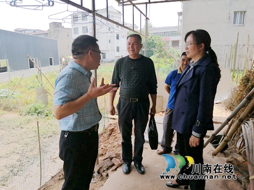 泸县农业农村局到潮河镇督导农村人居环境治理工作(图1)