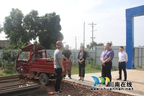 杨开春到泸县海潮镇督导海潮镇敬老院建设及观音山康养建设项目前期准备情况(图1)