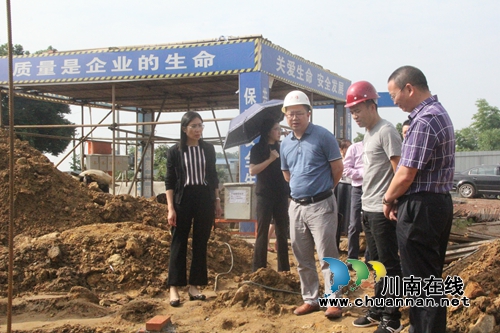 杨开春到泸县海潮镇督导海潮镇敬老院建设及观音山康养建设项目前期准备情况(图2)