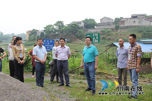 泸州市自然资源和规划局副局长江勇强率队督导泸县云龙镇地质灾害防控工作(图1)