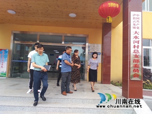 泸县县委组织部到云龙镇调研智慧党建工作(图2)