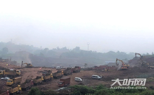 泸州高铁站场基础施工拉开帷幕&nbsp;进入地下爆破(图2)