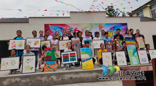 龙马潭区特兴街道安民村：展自我风采，过快乐六一(图1)