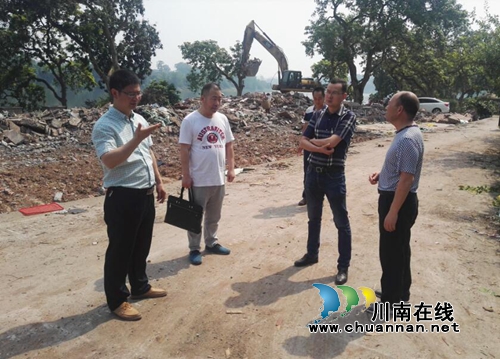 泸州市自然资源和规划局实地督导江阳区违法违规占用国家资源挤占生态空间问题整改工作(图2) 泸州市自然资源和规划局实地督导江阳区违法违规占用国家资源挤占生态空间问题整改工作(图2)