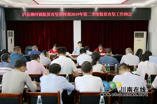 陈佳到泸县潮河镇督导脱贫攻坚及项目建设工作(图1)