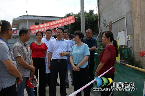 陈佳到泸县潮河镇督导脱贫攻坚及项目建设工作(图3)