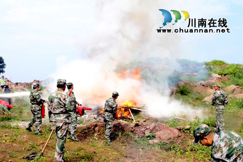 龙马潭区：以练备战筑防线&nbsp;磨剑砺锋保平安(图4)