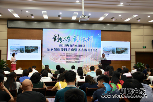 四川宜宾：专题推介返乡创业招商引资项目(图1)