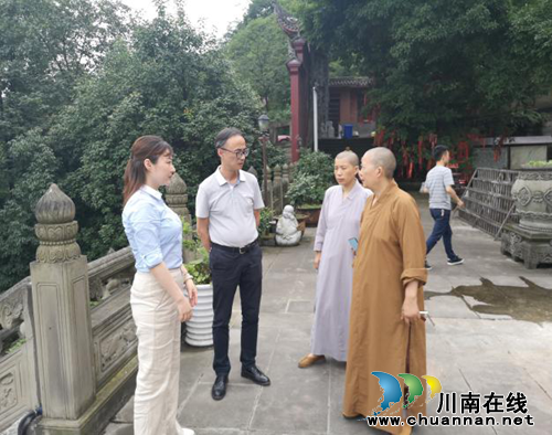 宜宾市翠屏区民宗局开展震后全区宗教场所安全排查(图1)