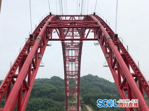 泸州特大渡改桥合龙&nbsp;将解决合江两镇出行难题(图1)