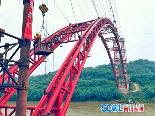 泸州特大渡改桥合龙&nbsp;将解决合江两镇出行难题(图2)