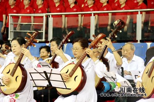 龙马潭区老年大学举行建校30周年教学成果展演(图5)