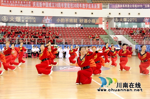 龙马潭区老年大学举行建校30周年教学成果展演(图13)