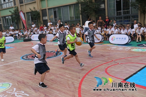 江阳区张坝中心幼儿园举行“小篮球·大梦想”篮球比赛(图2)