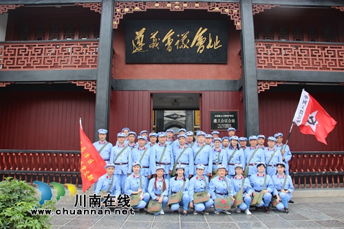 龙马潭区鱼塘街道开展“不忘初心”红色教育之行(图1)