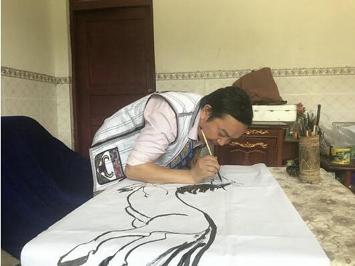 古蔺这个地方的彝族“涂鸦”&nbsp;你见过吗？(图1)