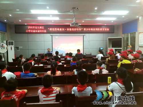 龙马潭区合道街社区“雏鹰进社区—红领巾校外活动”青少年毒品预防教育培训活动(图2)