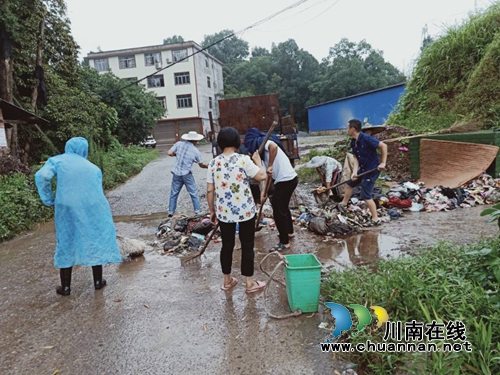 合江县法王寺镇金鸭子村开展人居环境整治活动(图1)