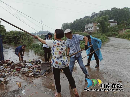 合江县法王寺镇金鸭子村开展人居环境整治活动(图2)