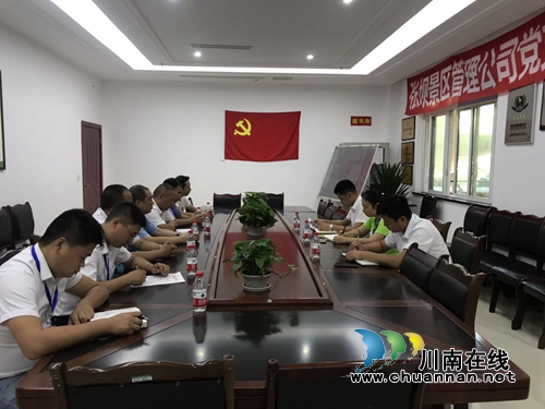 江阳区张坝景区管理公司召开党支部换届选举会议(图2)