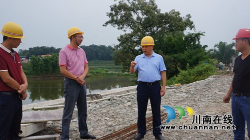 泸县政协主席李镇到立石镇调研“4+1工程”重点民生项目建设情况(图1)