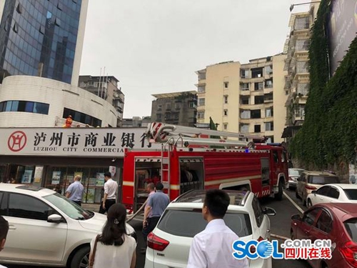 原泸州老窖大酒店发生火灾&nbsp;无人伤亡(图1)