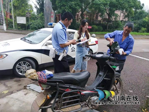 泸县立石镇开展道路交通专项整治行动(图1)